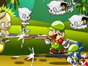 Mario And Sonic Zombie Killer